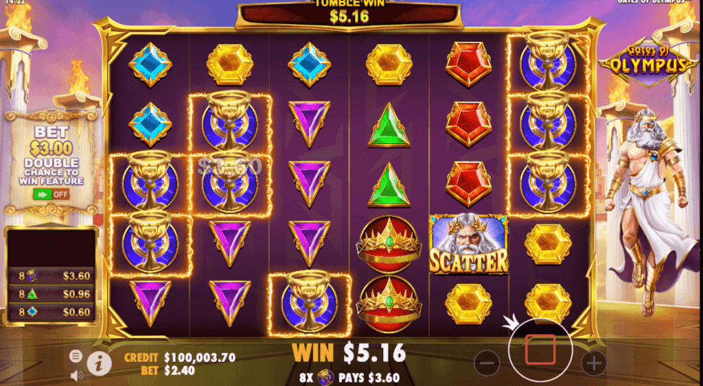 Gates of Olympus Tumble Feature